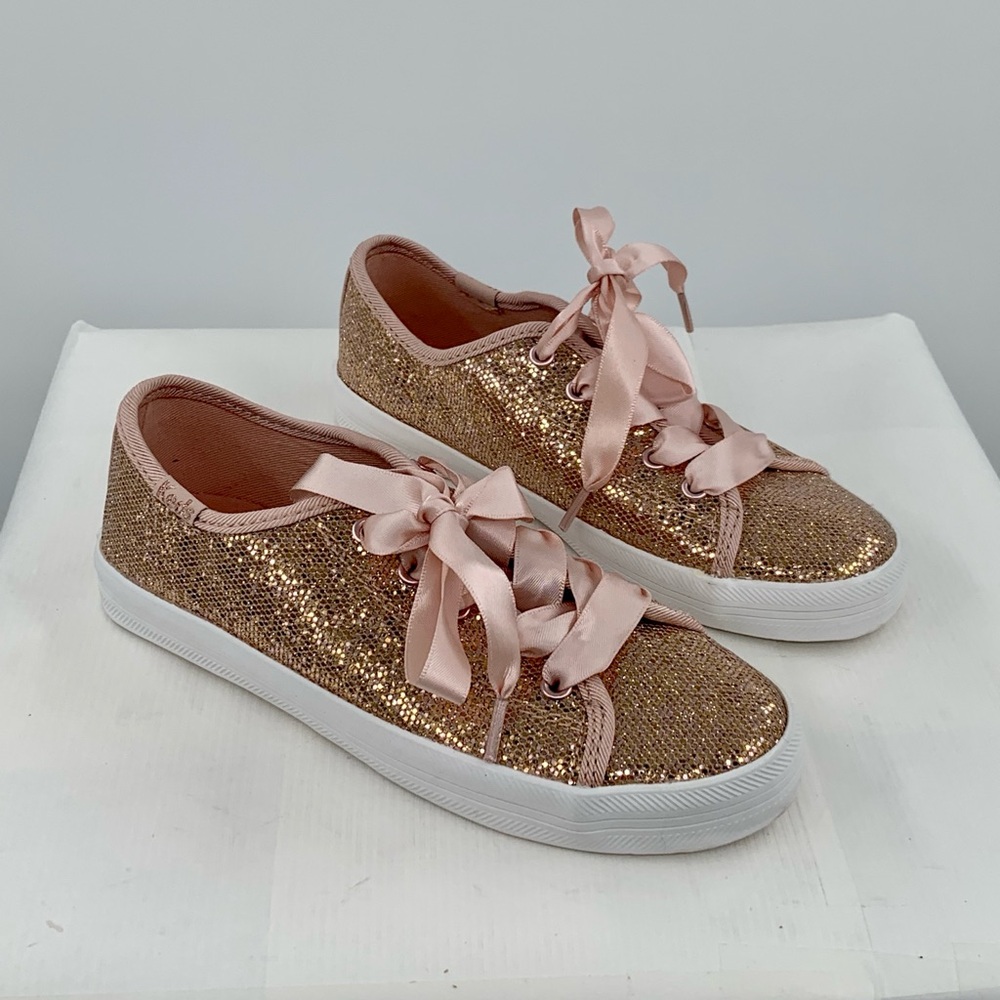 NWT Keds Girls' Kickstart Celebrations Sparkle Sneakers Shoes